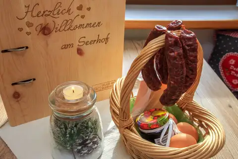 Begrüßungspaket vom Seerhof